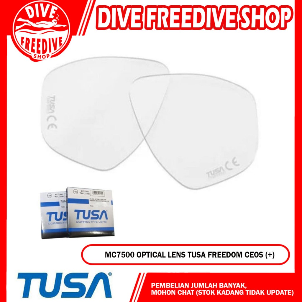 MC-7500 MC7500 - Optical Lens Tusa Min For Mask Freedom Ceos Lensa Kacamata Selam Snorkeling Scuba D