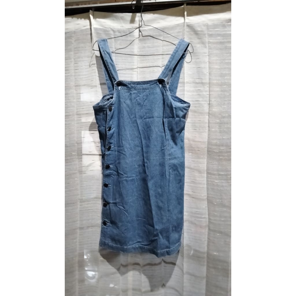 Overall dress denim