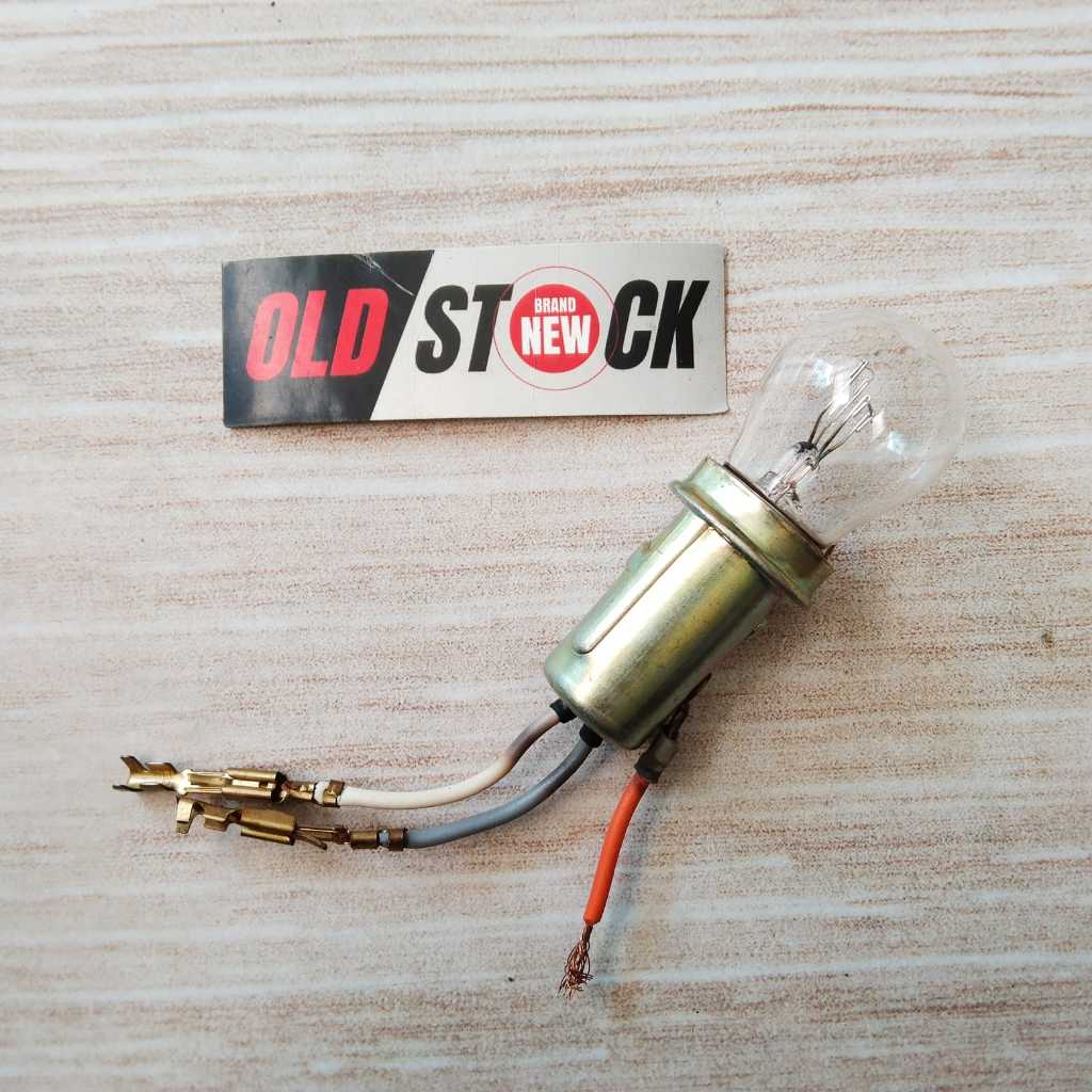 SOCKET SOKET FITTING STOPLAMP LAMPU BELAKANG HONDA WIN 100 CB100 CB125 C70 700 800 GRAND PRIMA -NEW 