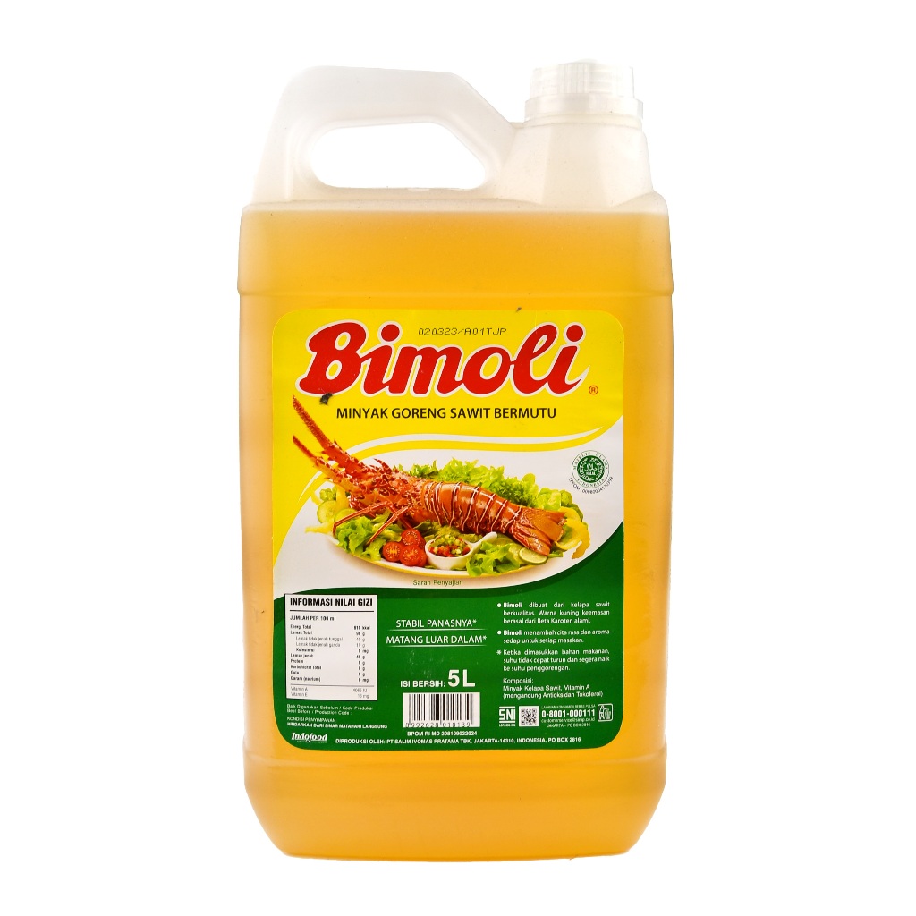 

Bimoli Minyak Goreng Kelapa Sawit 5 Liter