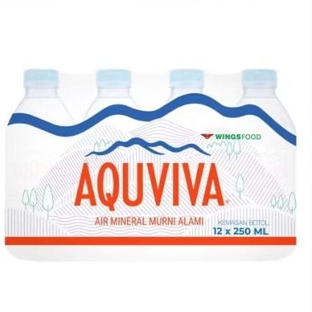 

Aquviva Mineral 250ml x 12 botol