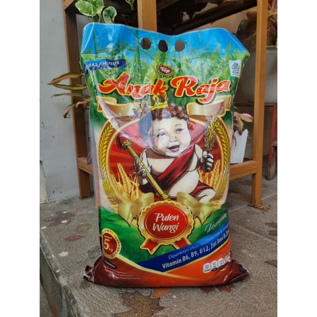 

Beras Premium Cap Anak Raja Kemasan 5 Kg | Bisa Instant