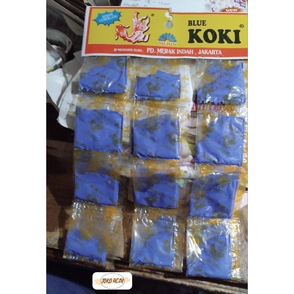 Blue koki, blau koki, blau rencengan, blau gondok, blau serbaguna, blau cuci baju