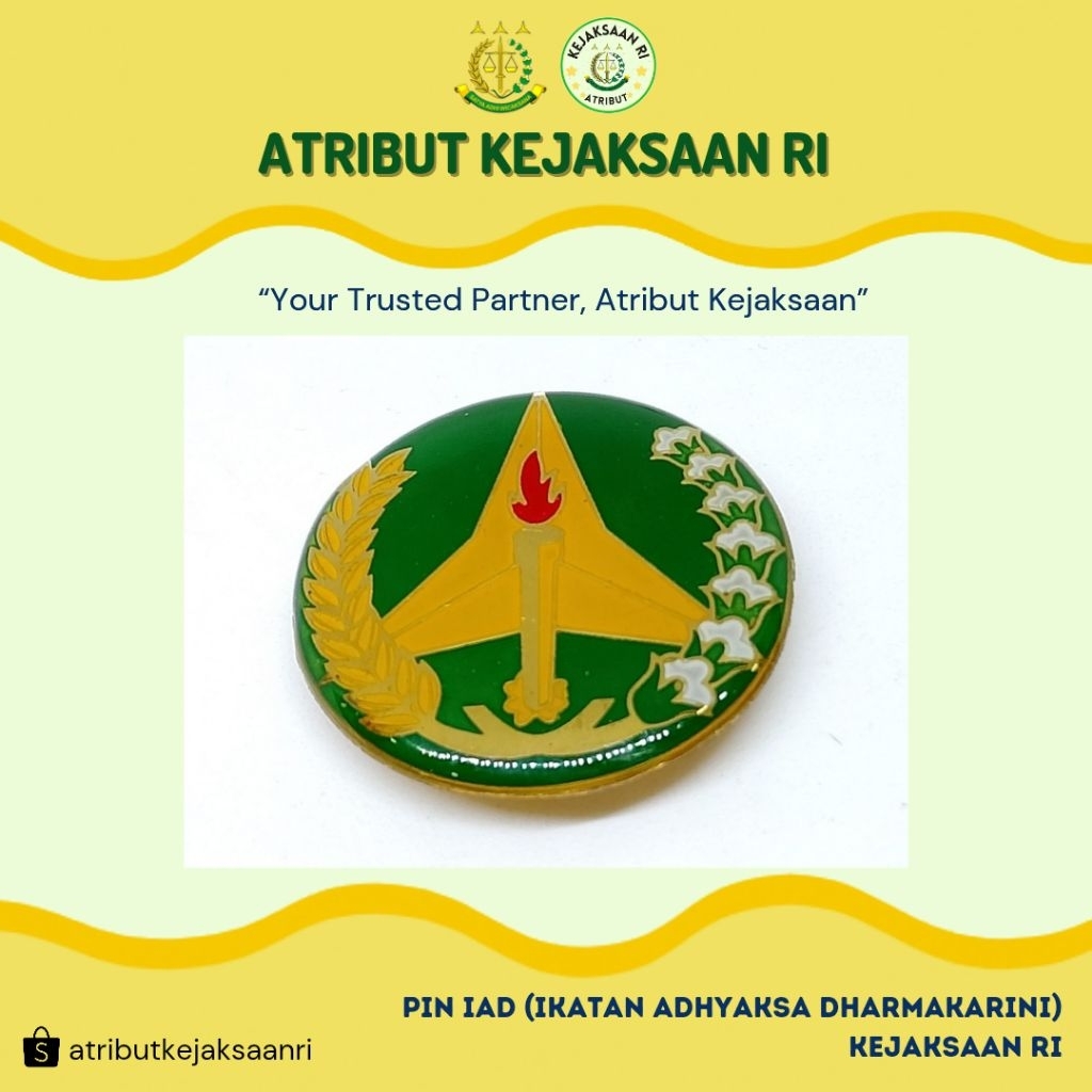 ATRIBUT KEJAKSAAN RI - PIN IAD KEJAKSAAN RI