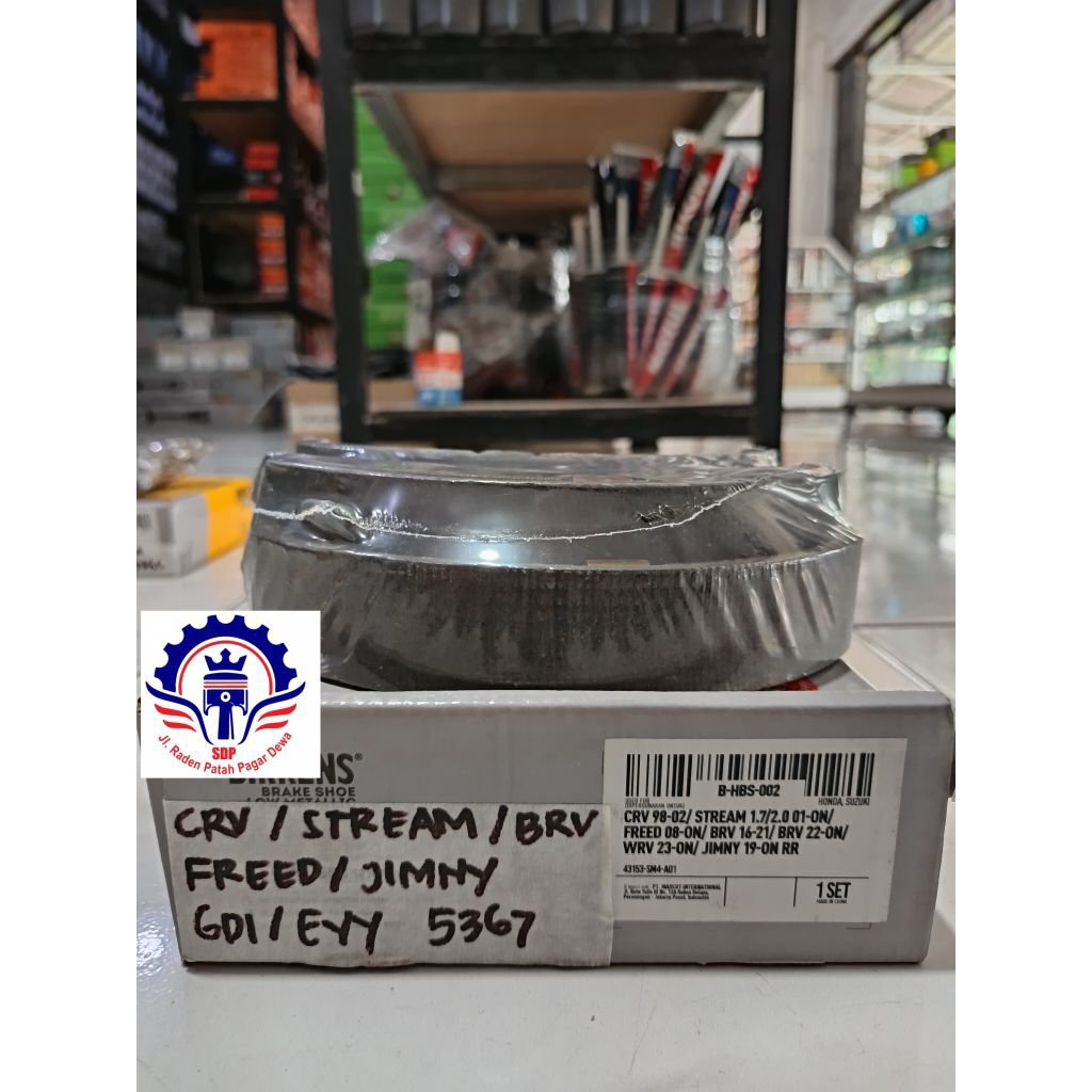 KAMPAS REM BELAKANG CRV / KAMPAS REM BELAKANG STREAM / KAMPAS REM DEPAN BRV / KAMPAS REM BELAKANG FR