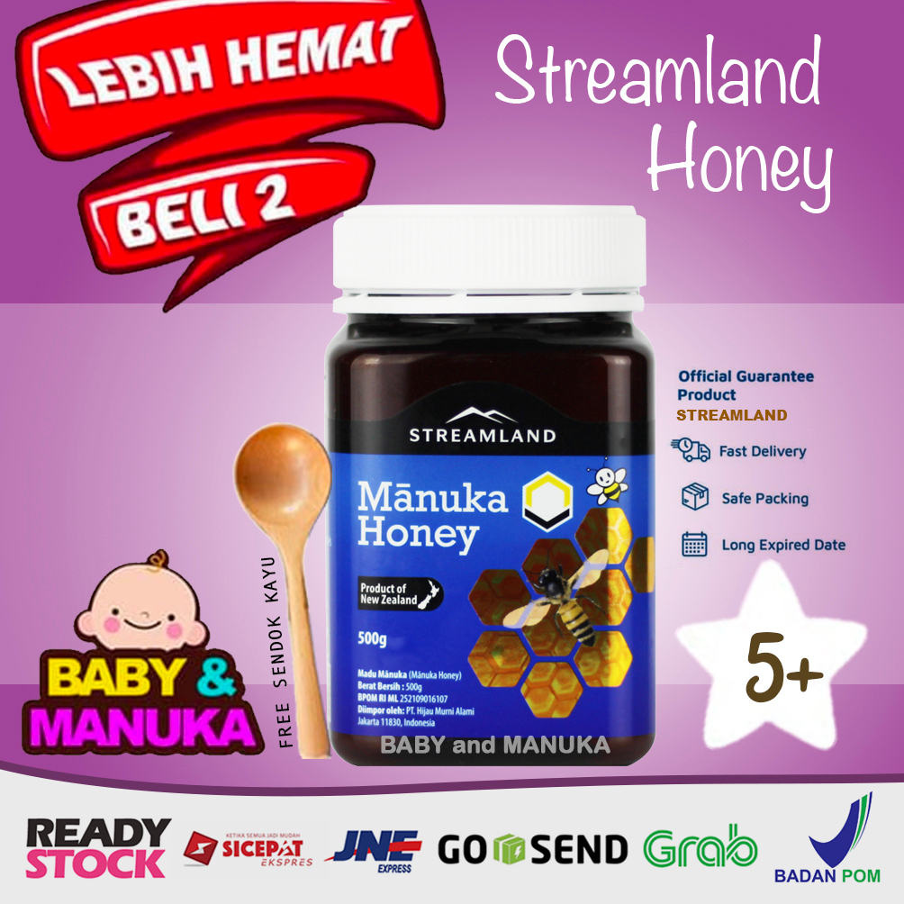 

Streamland Madu Manuka UMF 5 (500gr) -Honey Original New Zealand