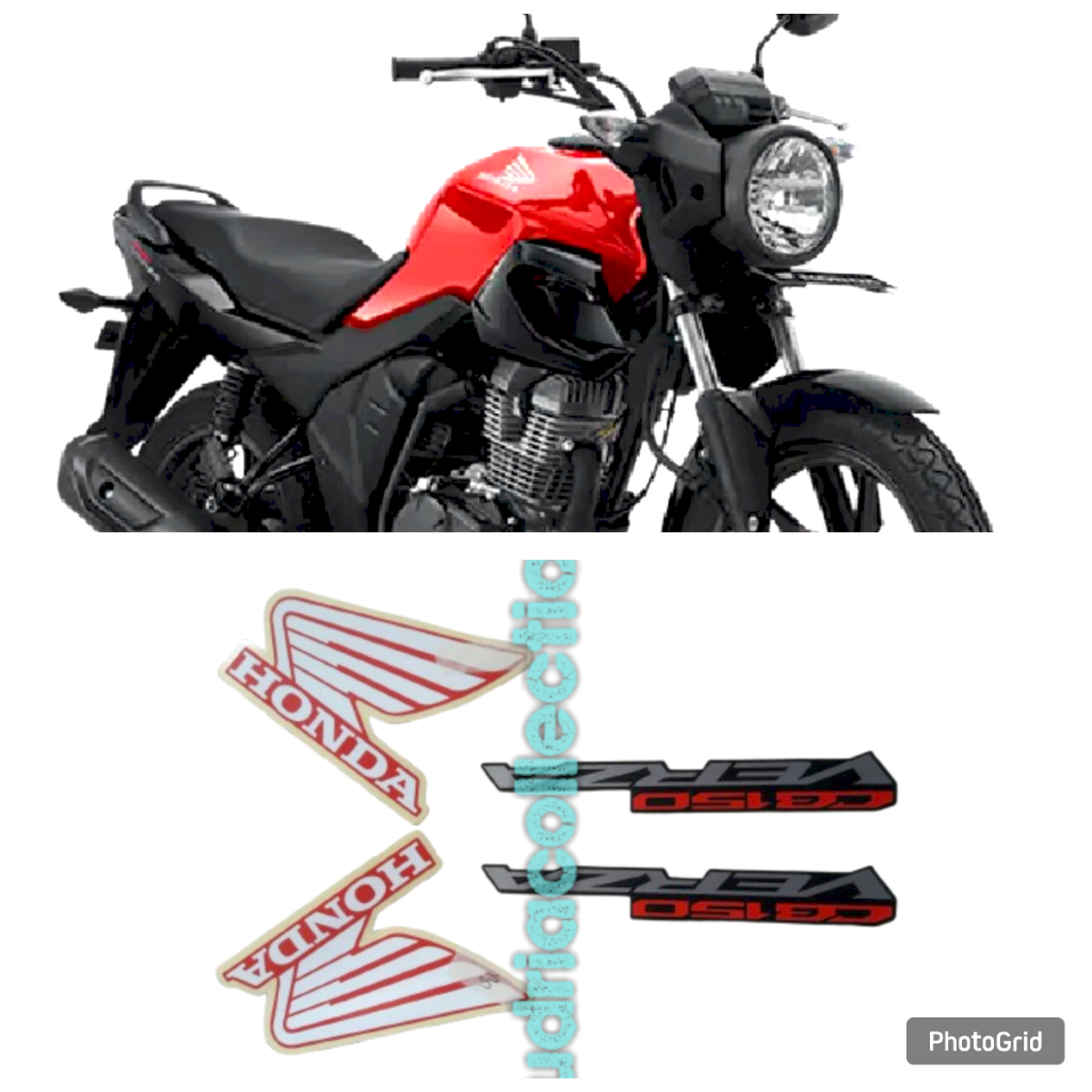Sticker Striping Motor Honda Cb Verza 150 2025 Cw Hitam merah