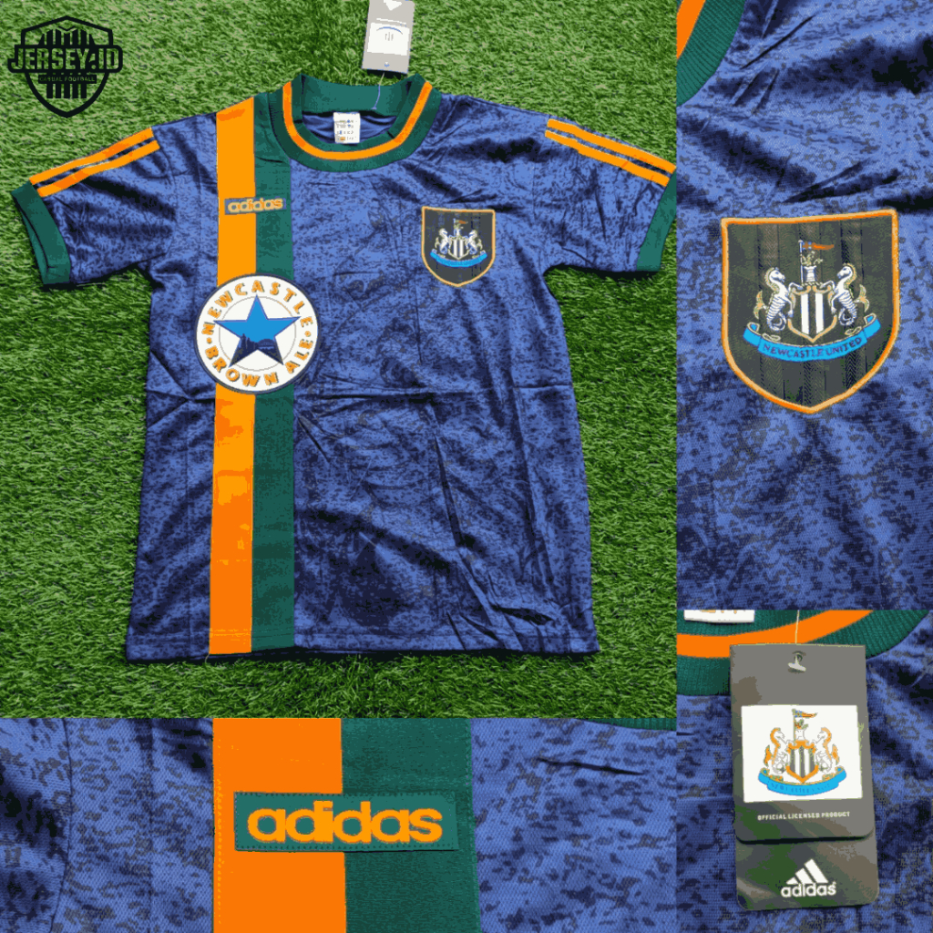 JERSEY RETRO NEWCASTLE AWAY OFFICIAL 1997 1998 GRADE ORI TOP