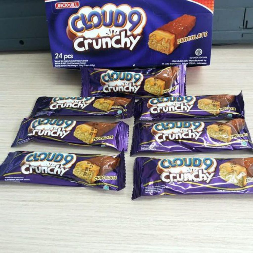 

Cloud9 Crunchy jajanan 500 isi 24pcs