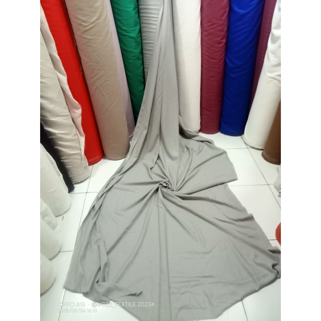 kain katun linen barbis polosan kain linen katun meteran kain linen katun premium import