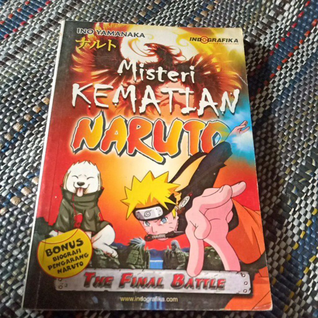 BUKU CERITA NARUTO MISTERI KEMATIAN NARUTO NO BONUS