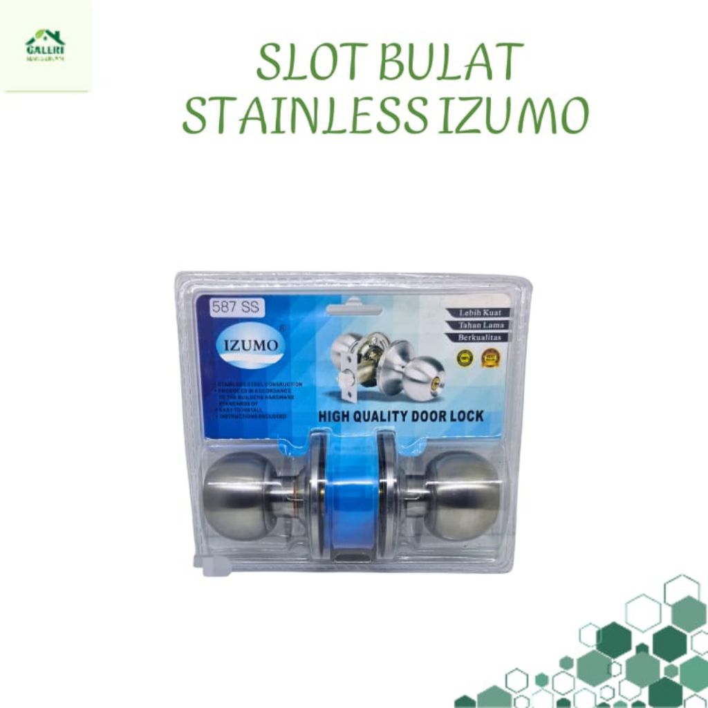 pintu/pegangan pintu stainless izumo kamar mandi