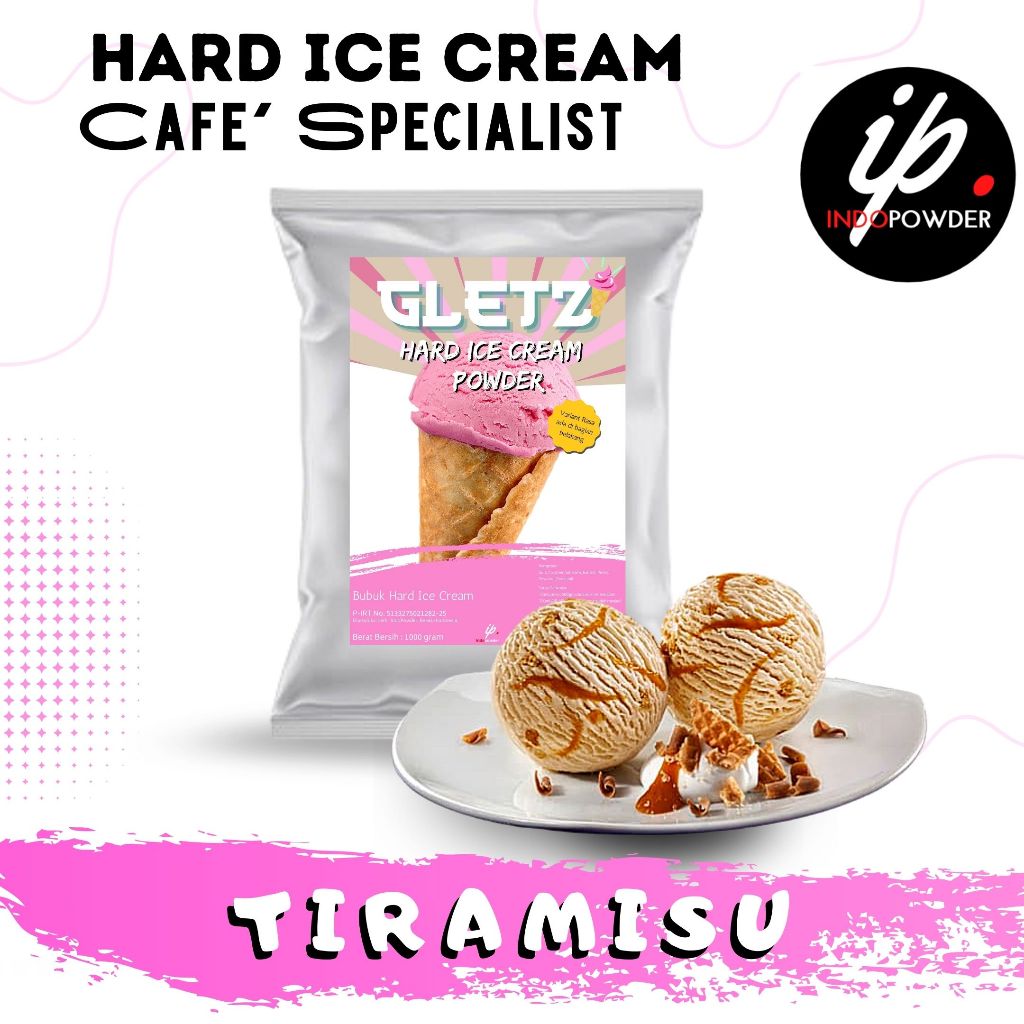 

Indopowder - Bubuk ES KRIM / ICE CREAM TIRAMISU 1Kg Untuk Cafe, Waralaba, Resto dan Usaha Minuman