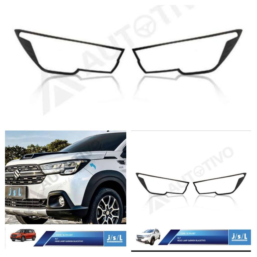 GARNIS LAMPU DEPAN SUZUKI XL7 HITAM ORIGINAL JSL