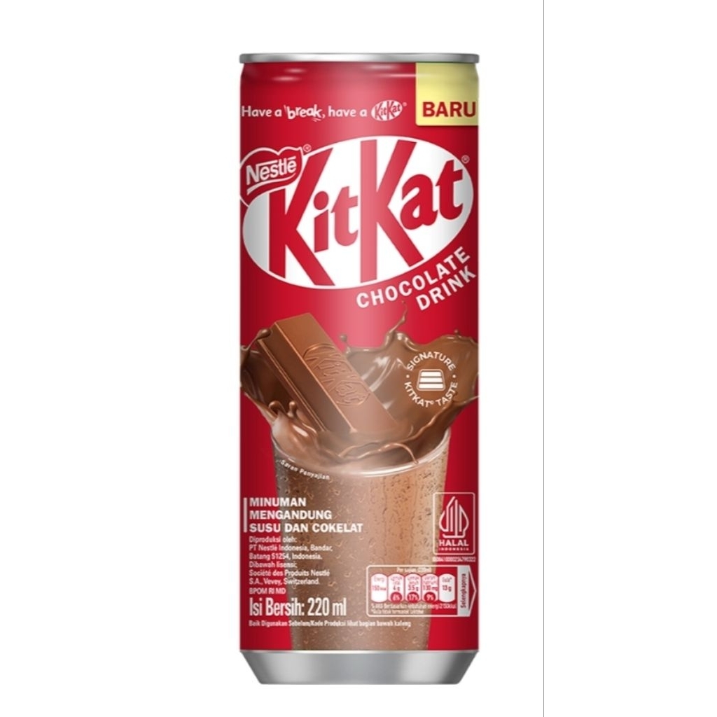 

KitKat Minuman Cokelat Kaleng 220 ml