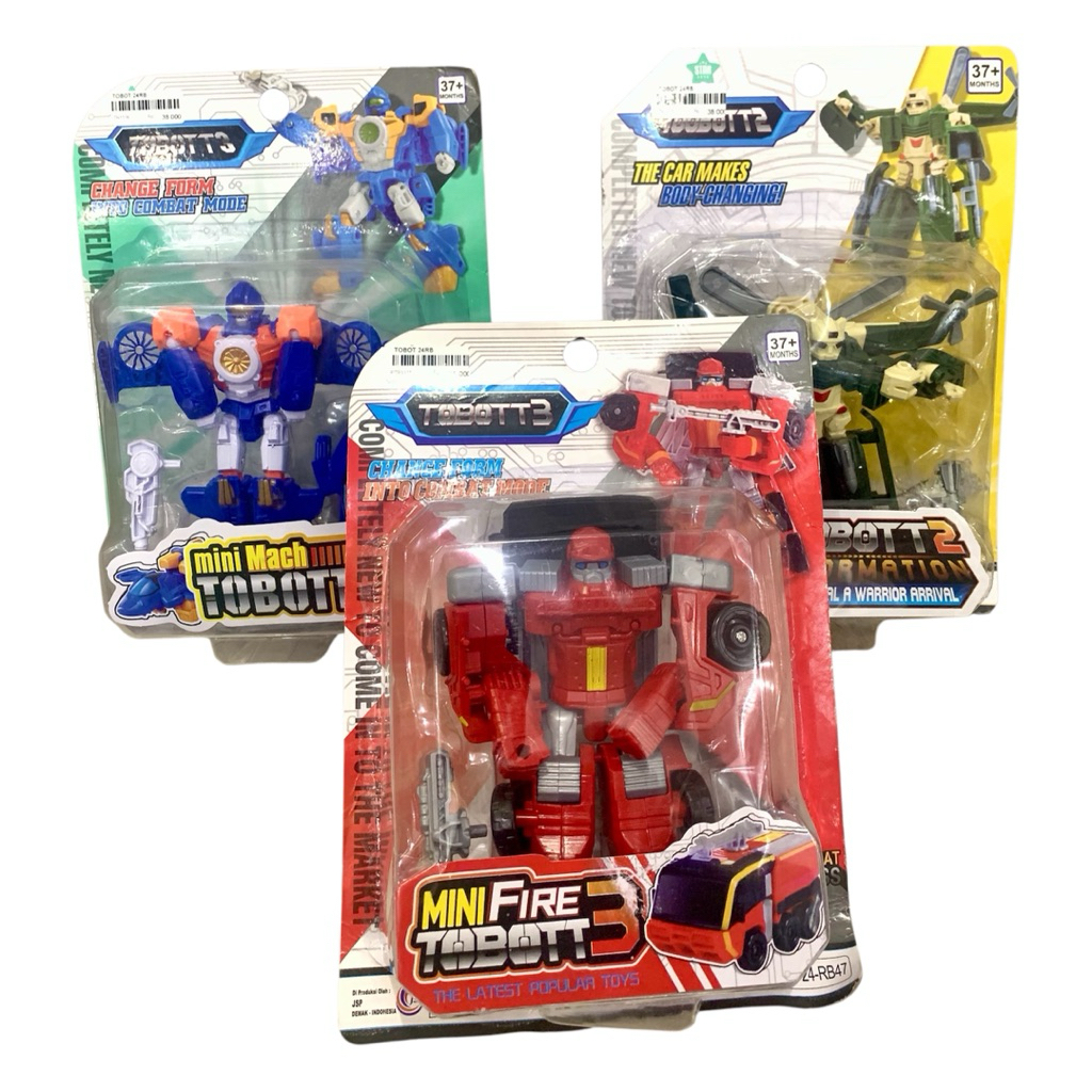 Mainan Helikopter, Mobil Bisa Berubah Menjadi Roobot / ST 24 RB 34 TOOBOTT 2 DEFORMATION HELICOPTER 