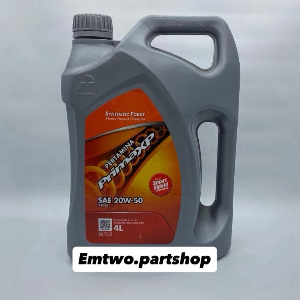 Oli Mesin Prima XP 20w-50 4 Liter original Pertamina