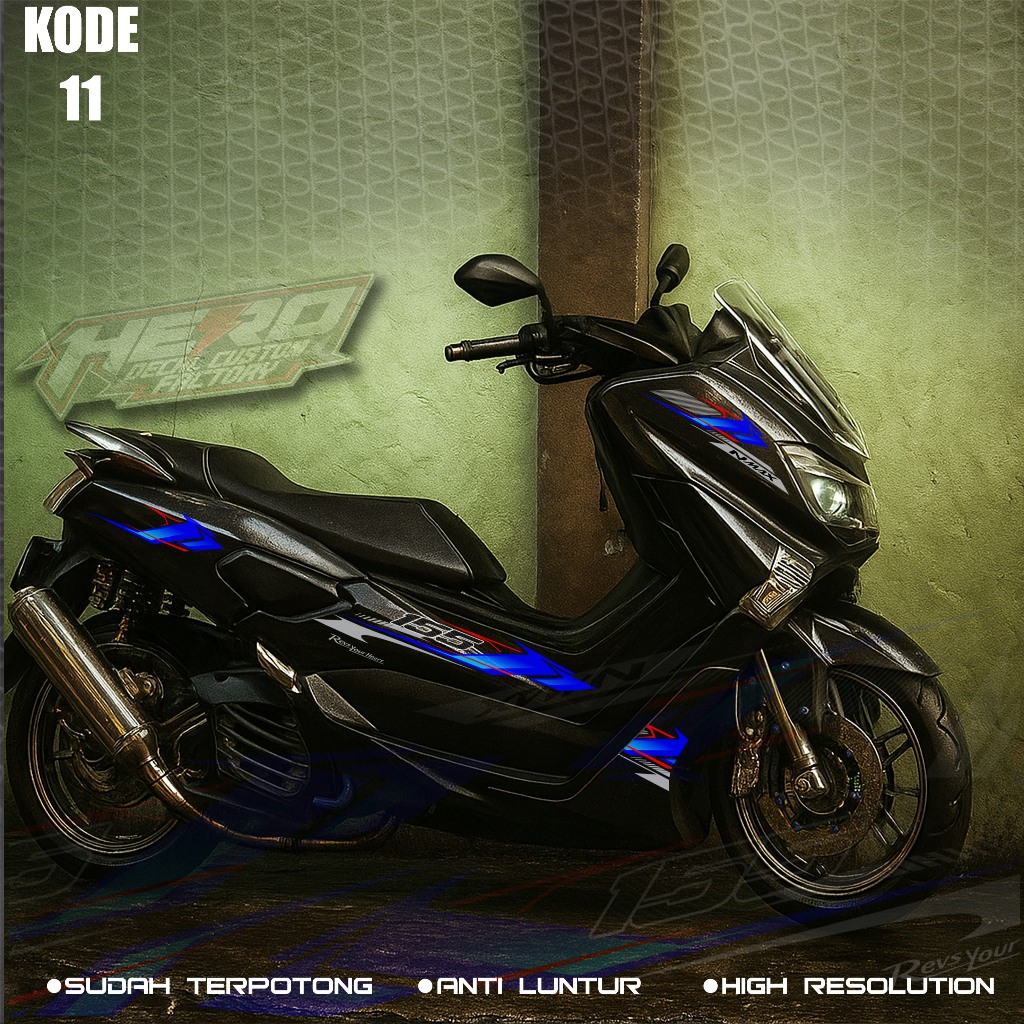 11 STRIPING MOTOR NMAX OLD - STIKER NMAX OLD VARIASI PREMIUM