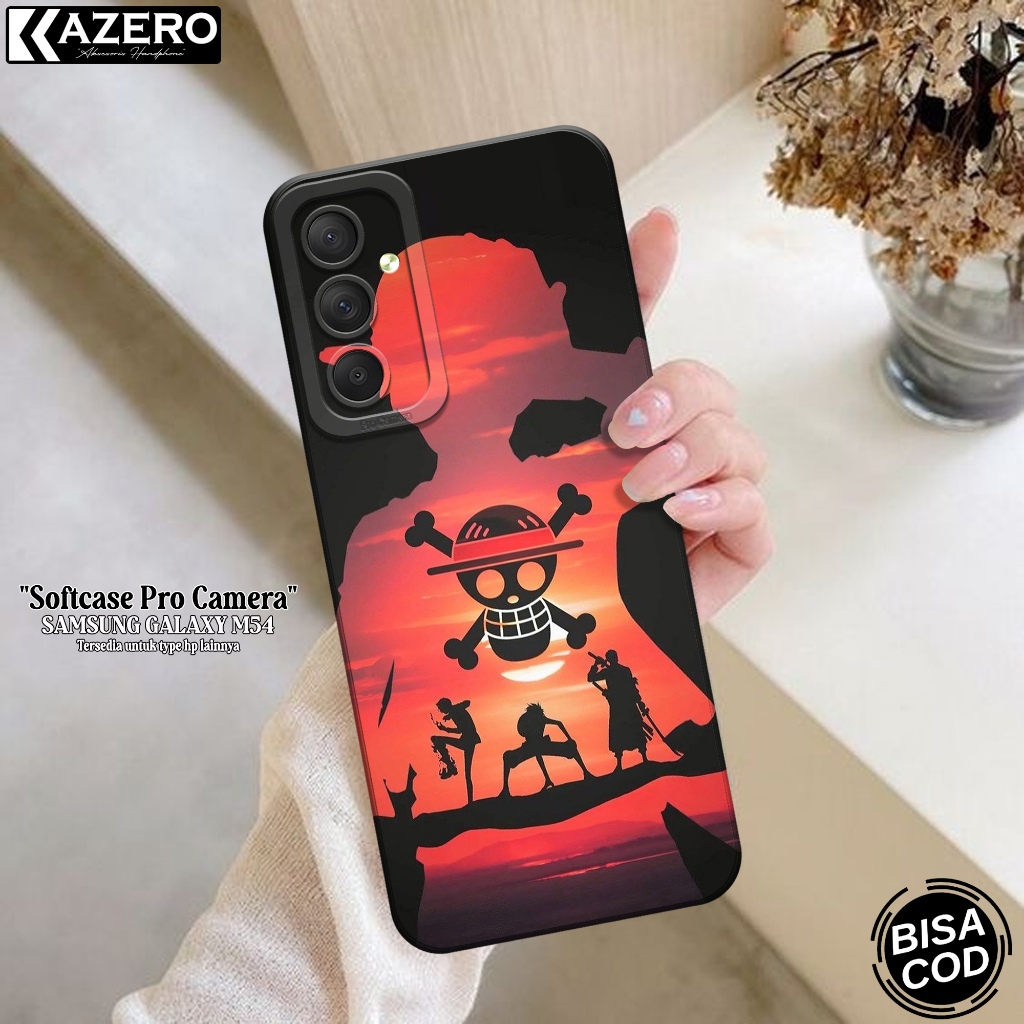 Kesing Samsung Galaxy M54 Fashion Case Anime Softcase Samsung Galaxy M54 Silikon Pro Camera Casing S