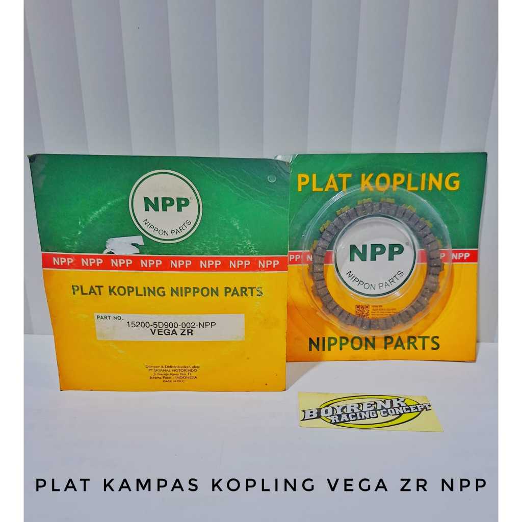 PLAT KOPLING / PLAT KAMPAS KOPLING VEGA ZR 5D9 NPP - BOYRENK RACING