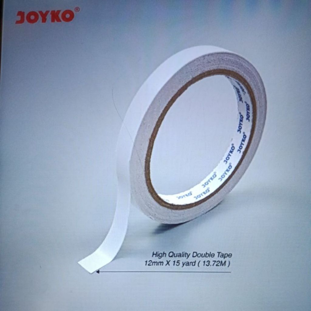 

solasi double tape 12 mm joyko (1/2 inchi)