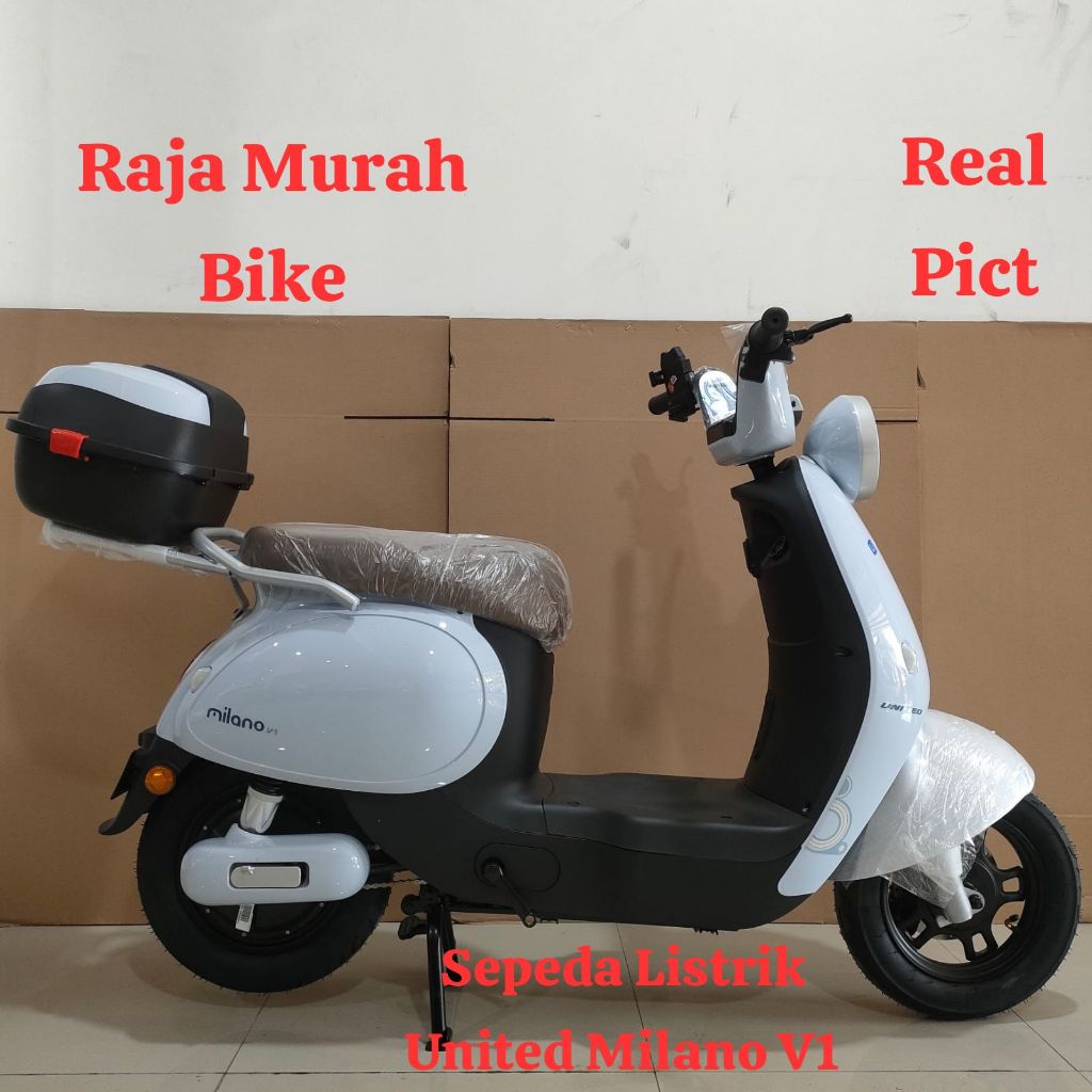 Sepeda Listrik United Milano V1 Bergaransi Sepeda  Listrik Terbaru E-Bike United Milano V1 Sepeda Li