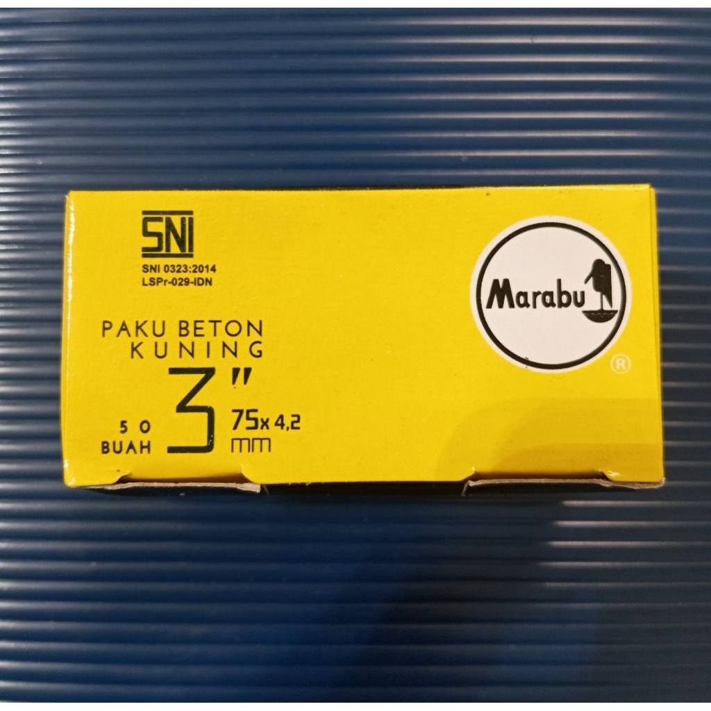 paku beton 7 cm per dus isi 50 pcs