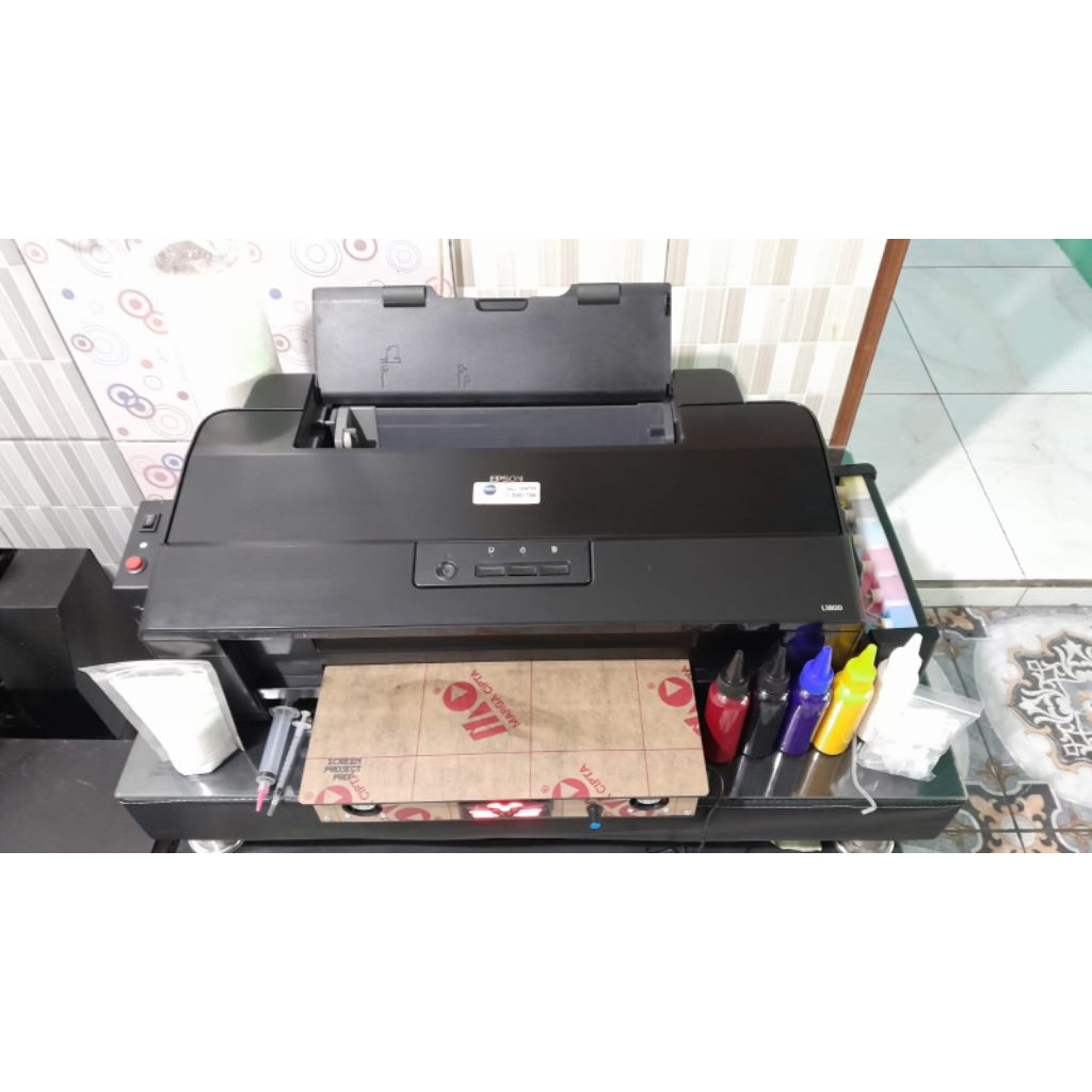 mesin sablon dtf seri Epson L1800 ( full paket ) TERMURAH