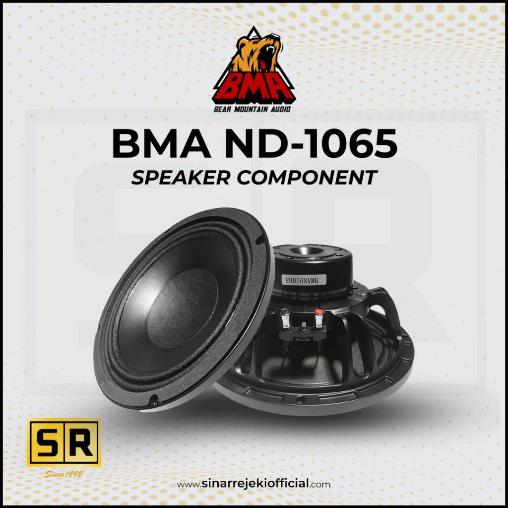 Speaker Component BMA ND-1065 10 Inch / Speker komponen BMA Inci
