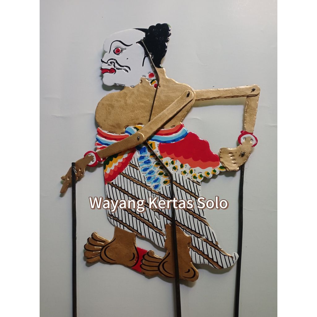 Wayang Kulit Kertas Wayang Mainan Limbuk