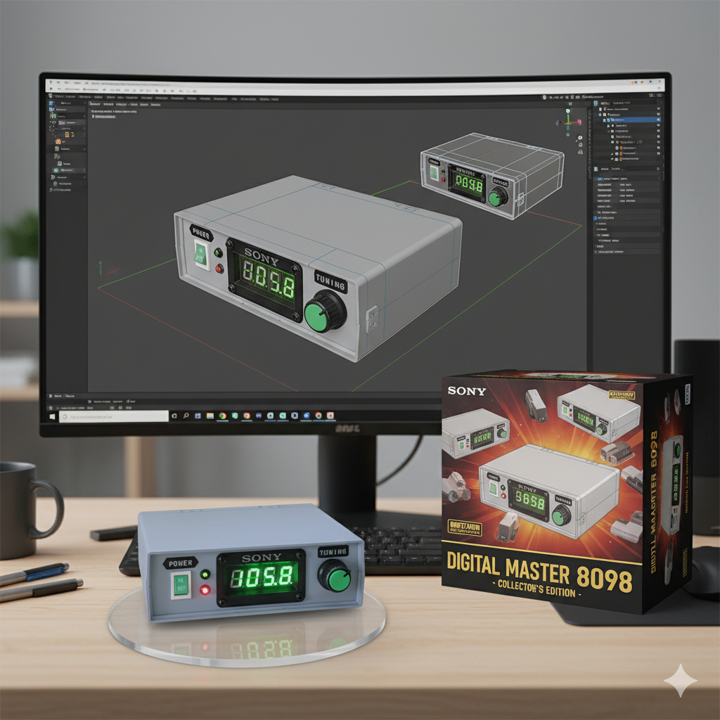 🇲🇨Radio Tuner FM Stereo In Box❤️ (BACA DESKRIPSI)