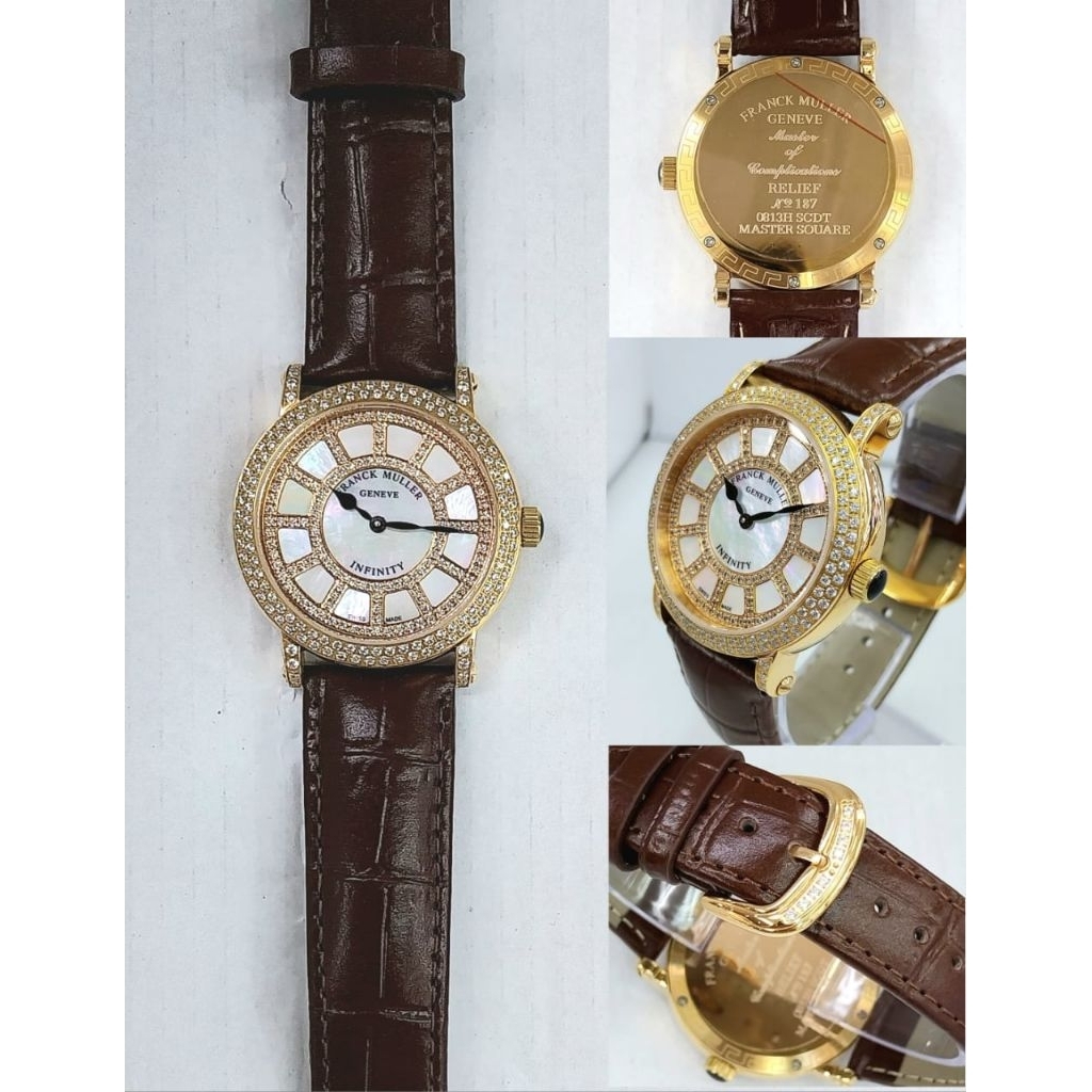 Jam Tangan Wanita FRANK MULLER INFINITY ORIGINAL Body Rose Gold Swiss Made Terbaru