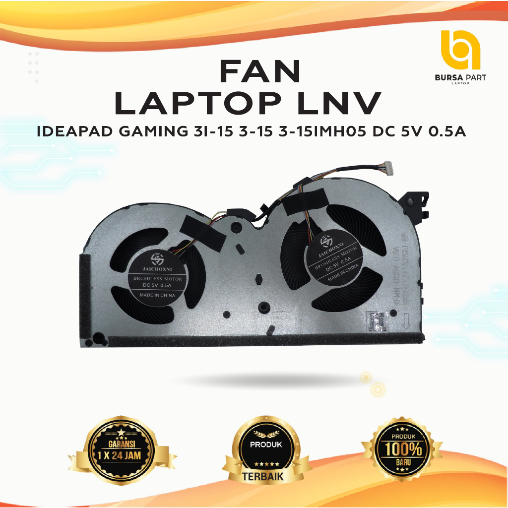 FAN Untuk Lenovo IDEAPAD GAMING 3I-15 3-15 3-15IMH05 DC 5V 0.5A