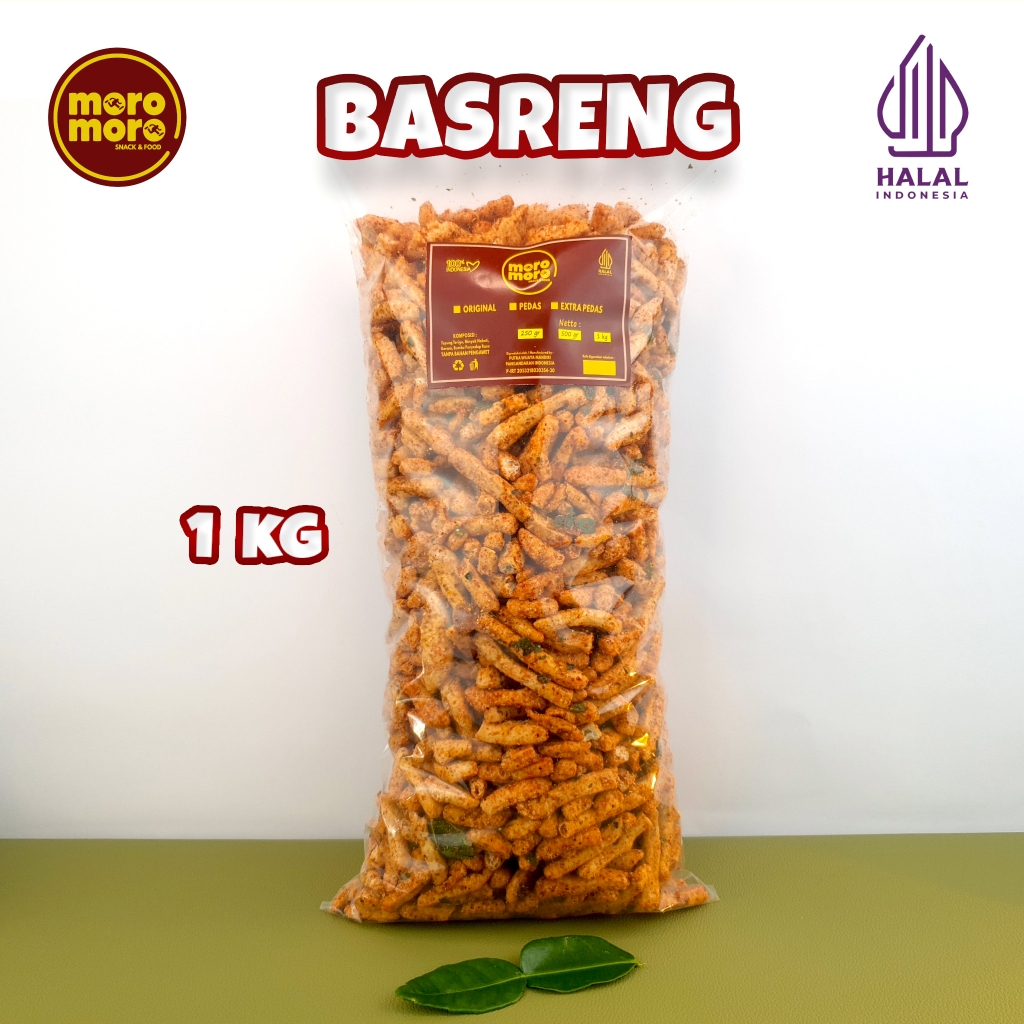 

BASRENG 1KG PEDAS DAUN JERUK CEMILAN KERIPIK KRIUK