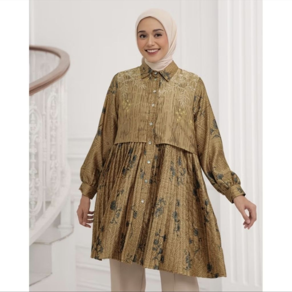 Geulis YUMNA TUNIC Mustard