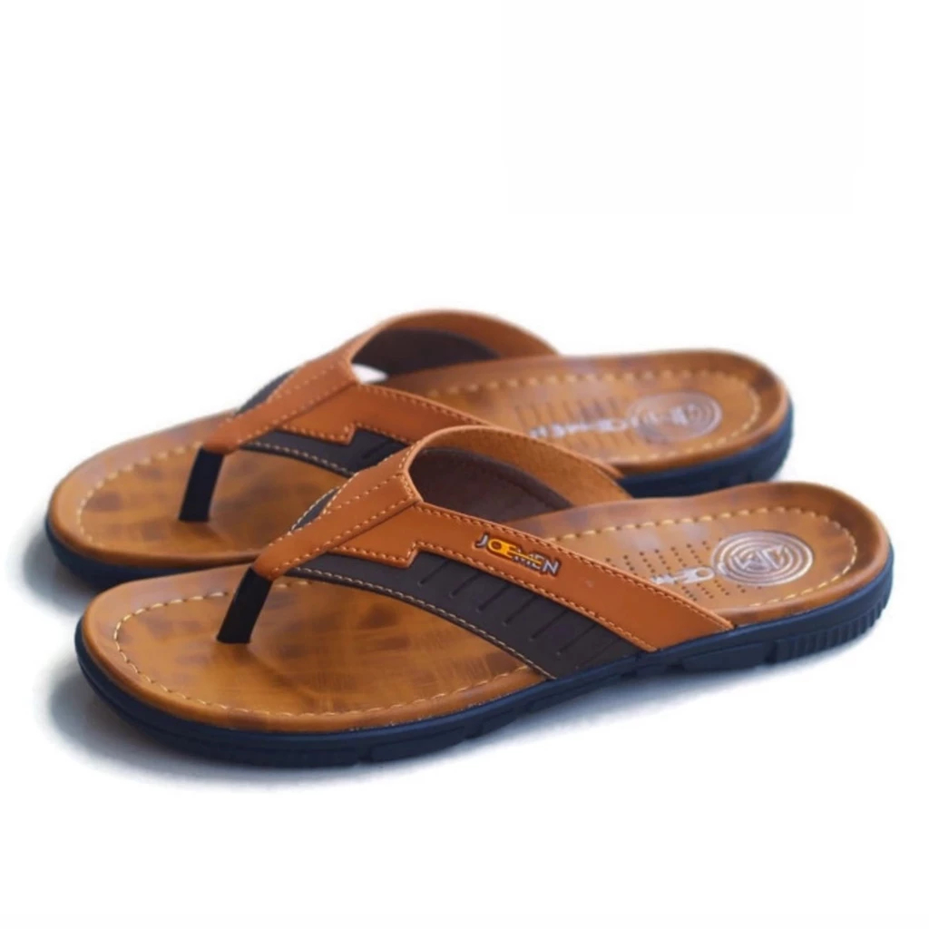 Joemen Sandal Pria Kulit Joemen S 34 Original Pria Jepit