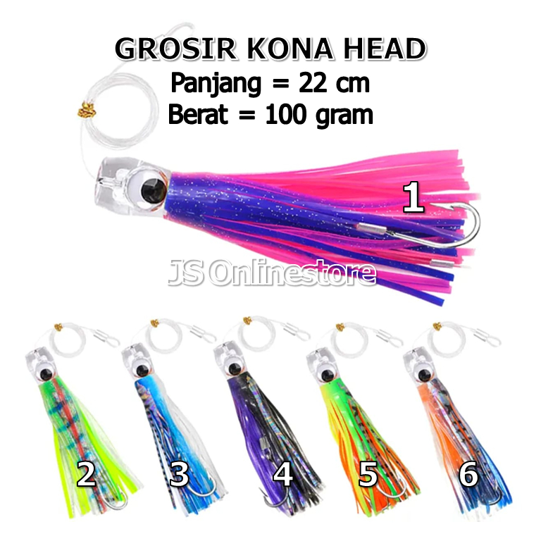 Umpan Pancing Trolling Kona Head A 22cm