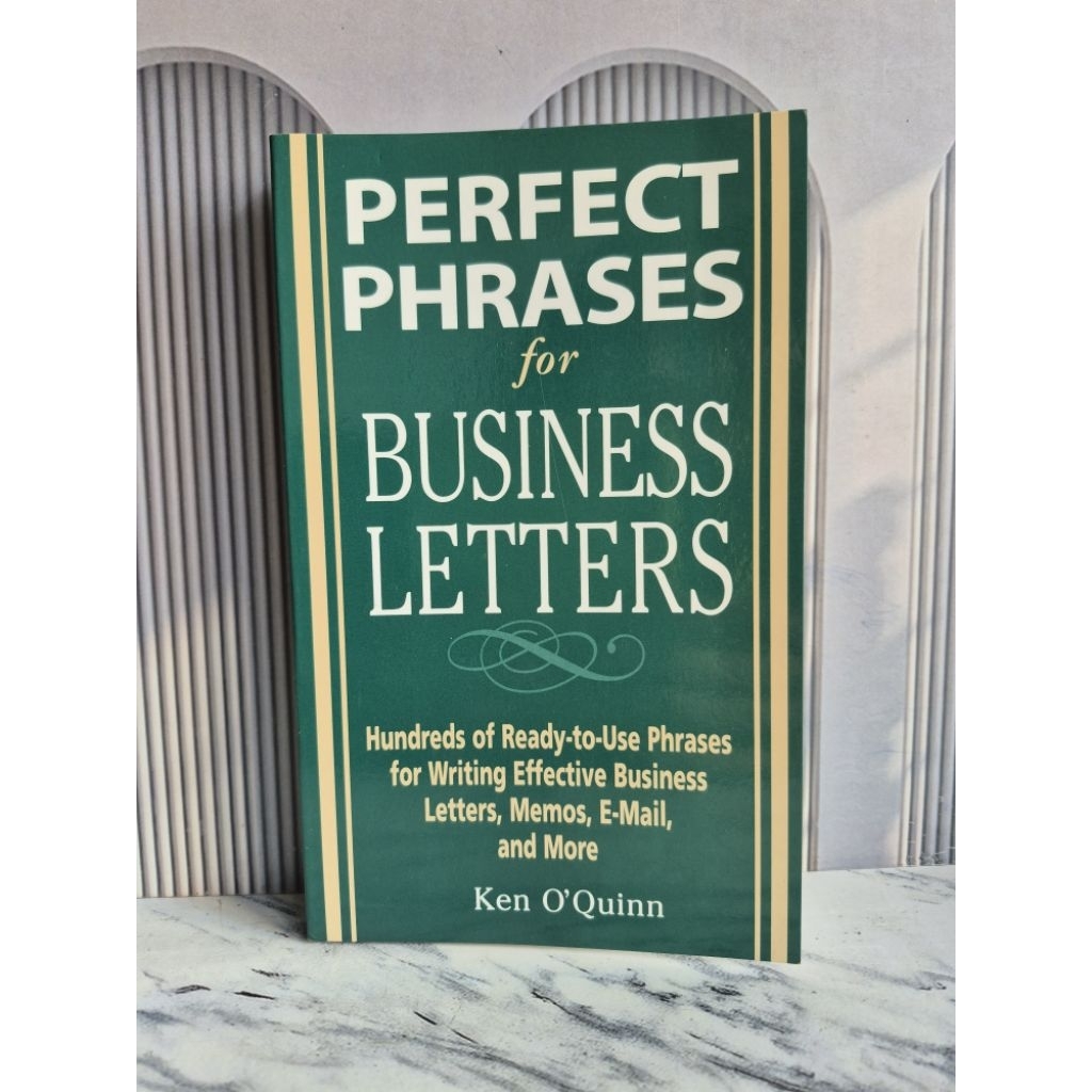 Buku Import Perfect Phrases for Business Letters by Ken O'Quinn Second Original