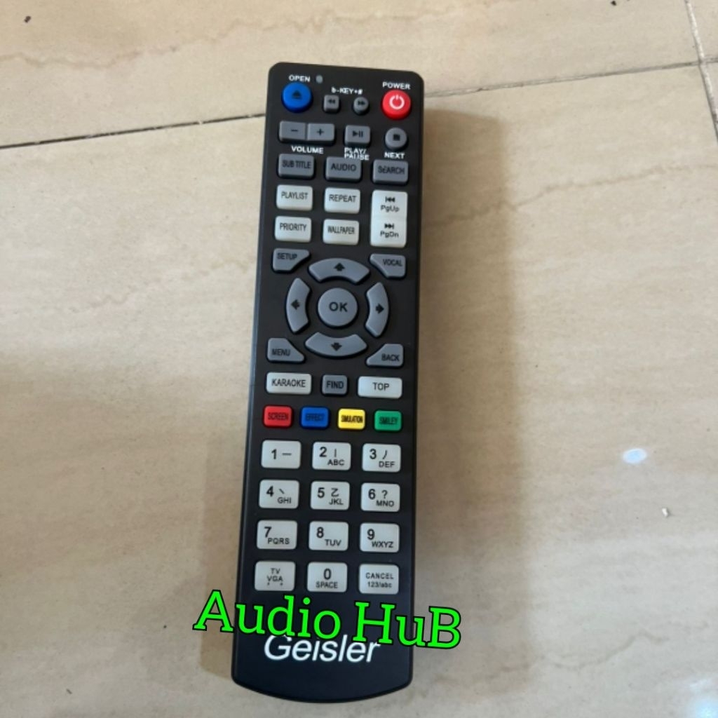 Remote Standard Karaoke  Player Geisler Original