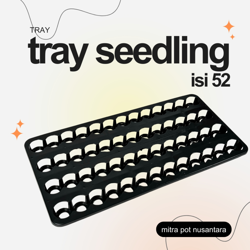 Tray Anggrek Seedling 52 Hole Import CC045-52H / Tray Anggrek
