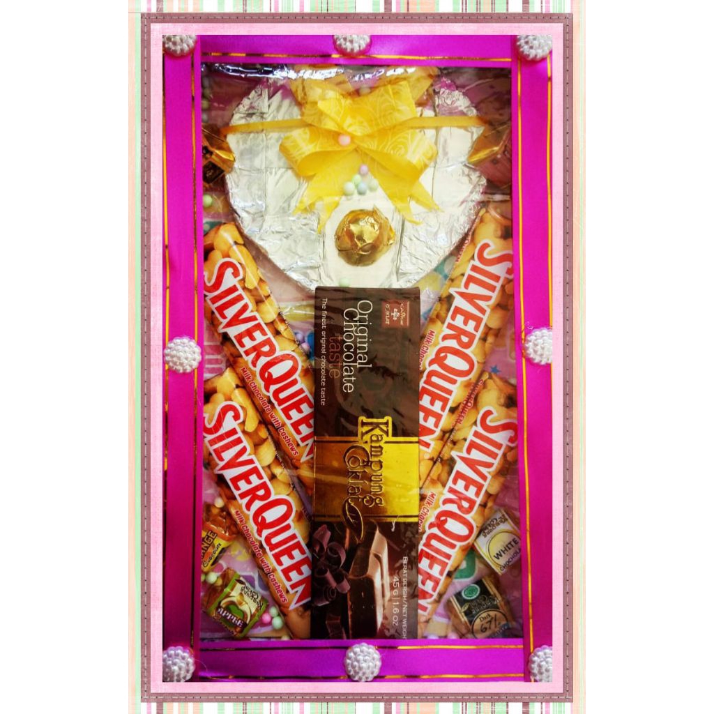 

Hampers Coklat Love Gift Box Set Paket Premium/Kado Valentine/Ultah/Wisuda/Anniversary