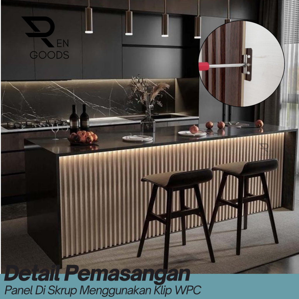 Wood Panel WPC / Wall Panel PVC /Wallpanel / Wall Panel/ Wpc/Pvc/Kisi Kisi Kayu Motif Kayu WPC Kisi