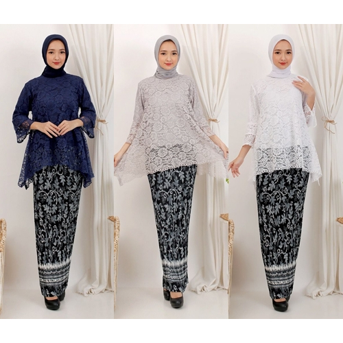 Atasan Kebaya Brukat | Kebaya Pesta | Kebaya Rinjani | Atasan Kebaya Brokat Rinjani Ld 130 | Kebaya 