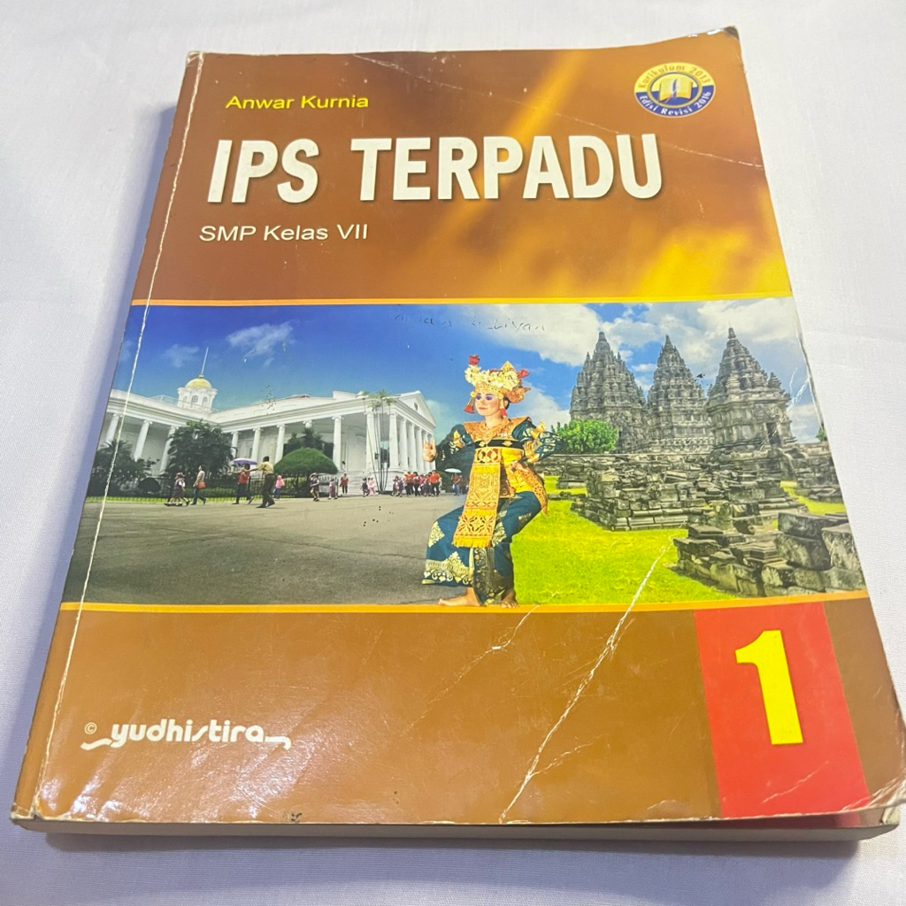 Buku Pelajaran IPS Terpadu Jilid 1 untuk SMP Kelas VII | Kelas 7  (Anwar Kurnia.) Penerbit  Yudhisti