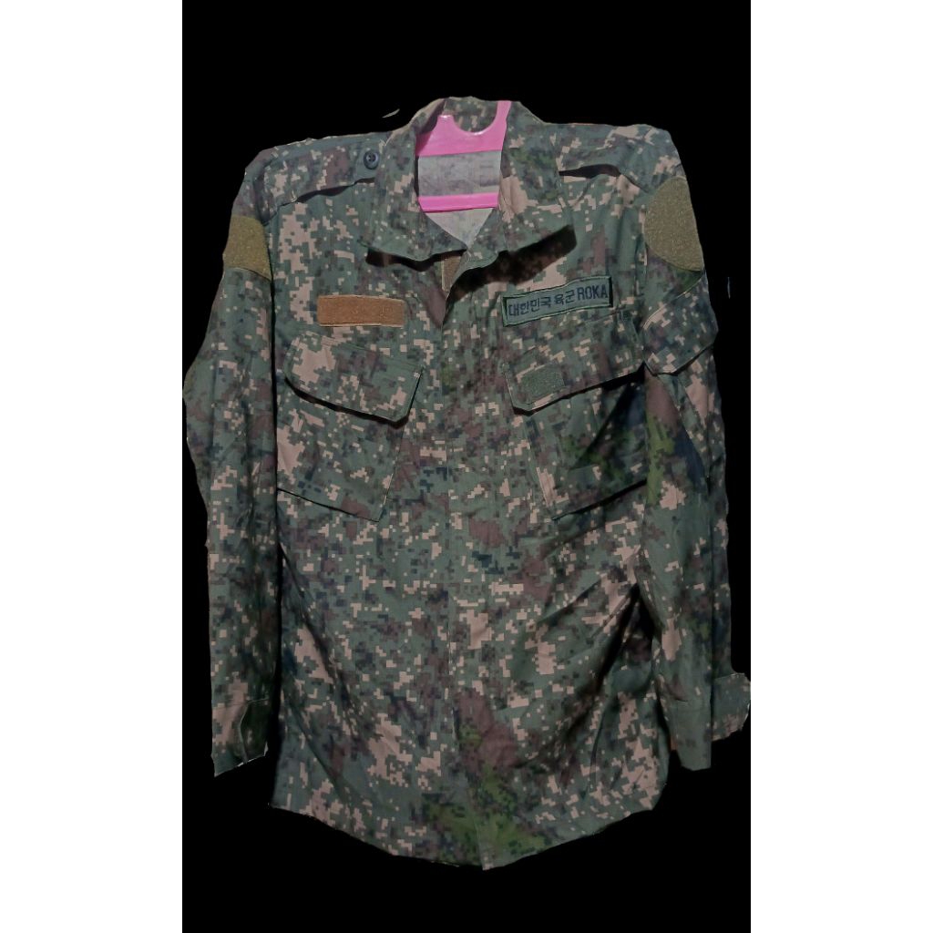 KEMEJA LORENG DIGITAL KOREA