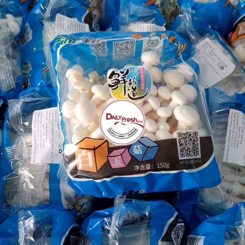 

JAMUR SHIMEJI PUTIH WHITE 150GR