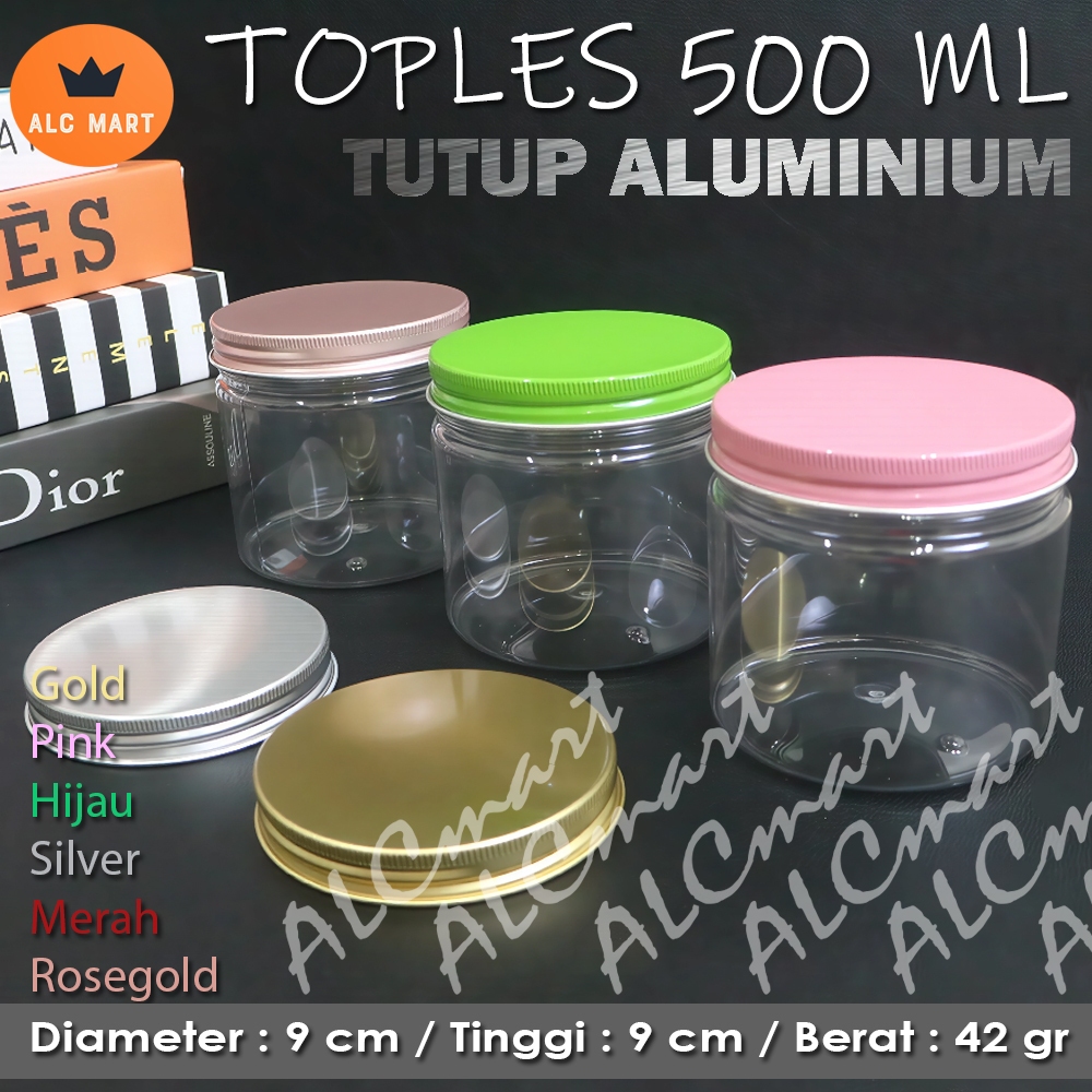 TOPLES TABUNG 500ML TUTUP ALUMINIUM / TOPLES 500ML TUTUP ALUMINIUM