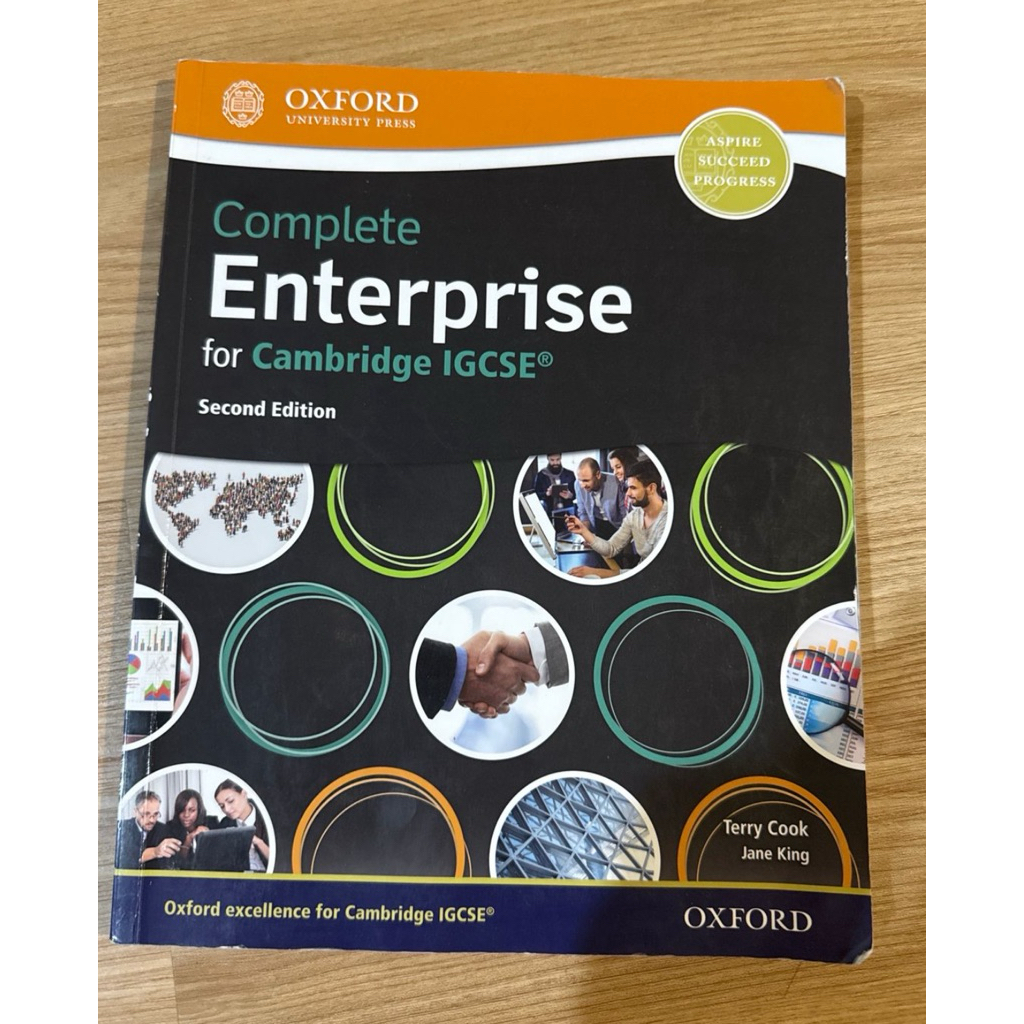 Complete Enterprise for Cambridge IGCSE (Second Edition) – Terry Cook & Jane King, Oxford University