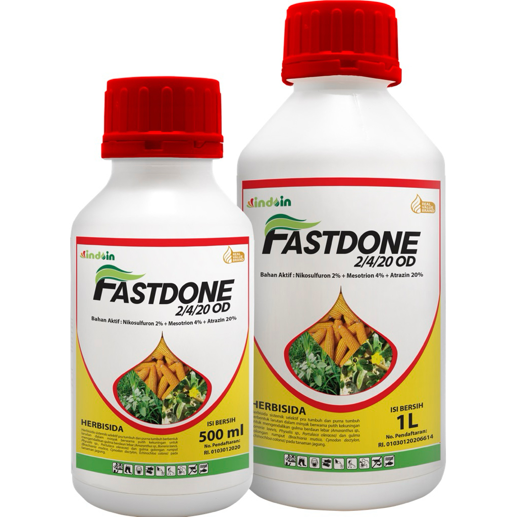 Herbisida Fastdone 2/4/20 OD Selektif Jagung Original 100%