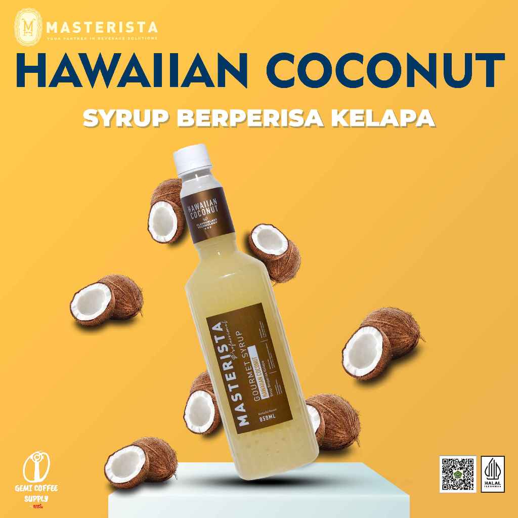 

Masterista Flavour Syrup - Hawaiian Coconut 850ml